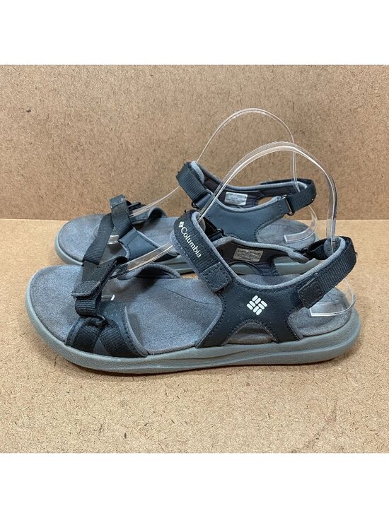 Columbia Shoes - Columbia Womens Outdoor Sandals Black Adjustable Straps Size 8 Footbed Cushioned